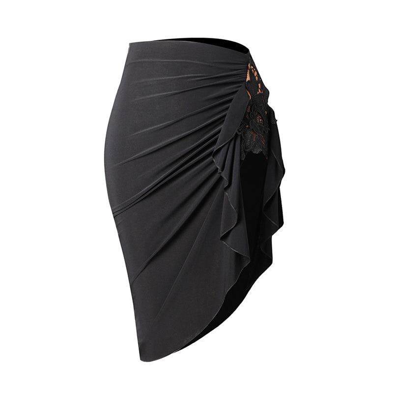 Z Women's Chinlon Tassel Latin Dance Skirt Dance Wear Training Performance Skirts