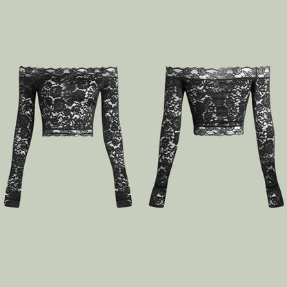 Z Women's Lace Long Sleeve Latin Dance Tops Dance Wear Dance Tops
