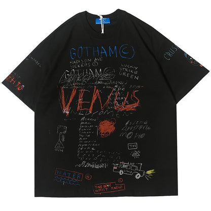 Graffiti Print T-shirt