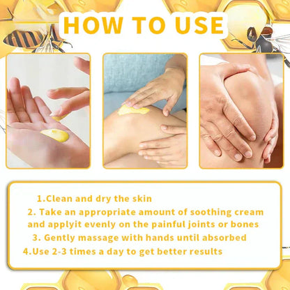 ✅ OFFICIAL STORE: NEGUSY™ Bee Venom Pain Relief Bone Healing Cream 👨‍⚕️ American Academy of Orthopaedic Surgery (AAOS) certified (Reduces joint swelling, pain, stiffness, redness, warmth, soreness and joint fatigue).