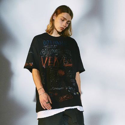 Graffiti Print T-shirt