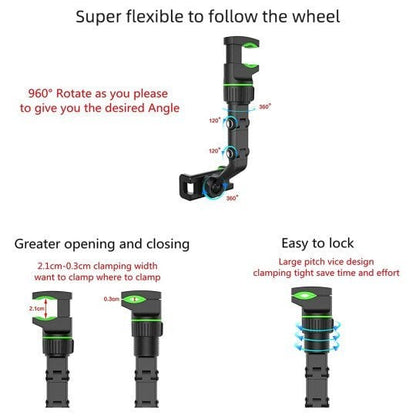 Summer Sale 40%OFF🌹Multifunctional Rearview Mirror Phone Holder