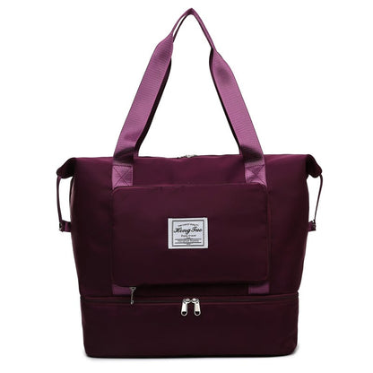 [45% OFF]Intrbleu Foldable Expansion Travel Duffel Bag