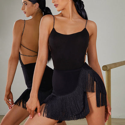 Z Women's Tassel Dance Skirts Training Performance Skirts DanceWear