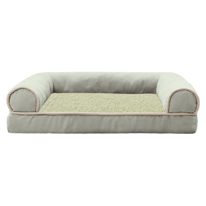 Sofa Dog Bed - Faux Fur & Velvet