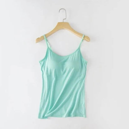 [On Mega  Sale Ongoing!]Tank With Built-In Bra