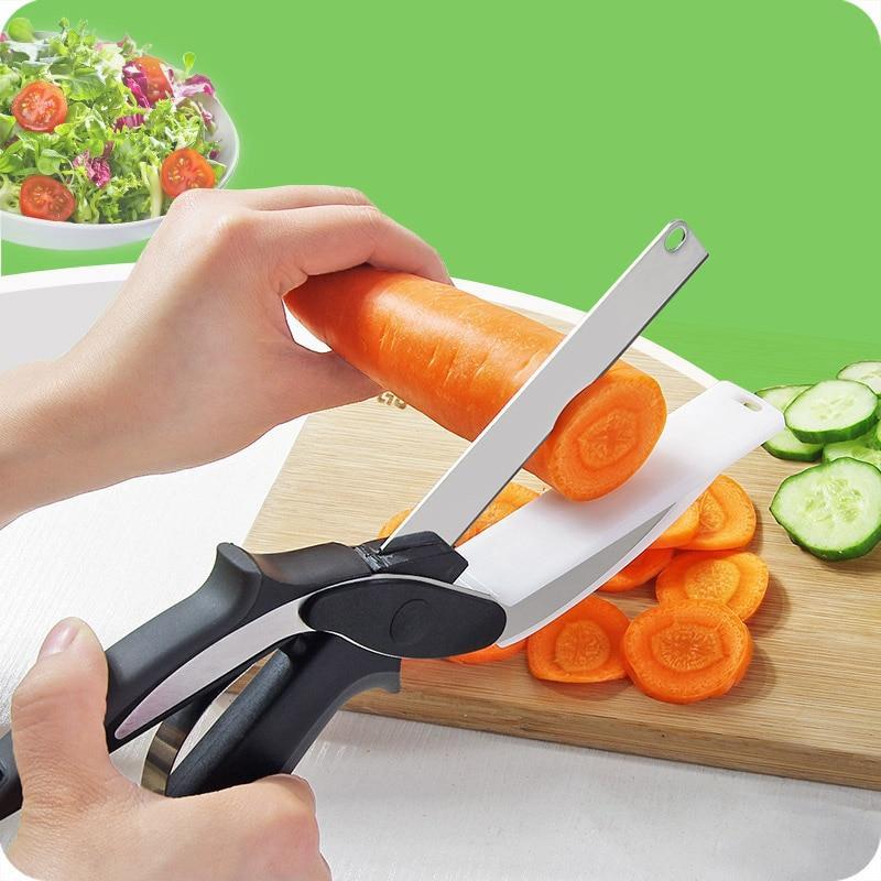 Kitchen Scissors with Cutting Board