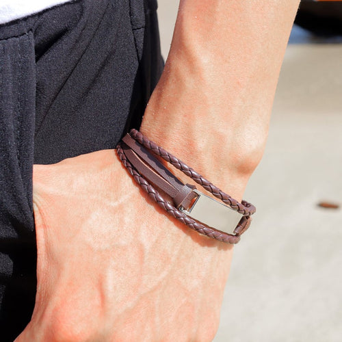 [Hand-Craft]Vintage Leather Bracelets