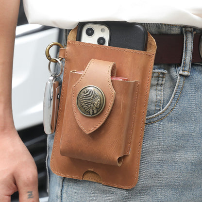 [40% OFF]Premium Leather Phone Belt Bag