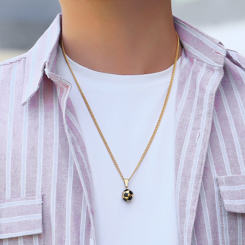 [45% OFF+Buy 1 Get 1 Free]316L Stainless Steel Football Necklace⚽