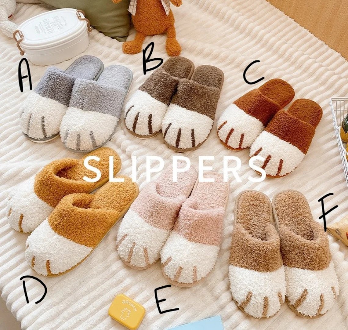Cat Paw Slippers