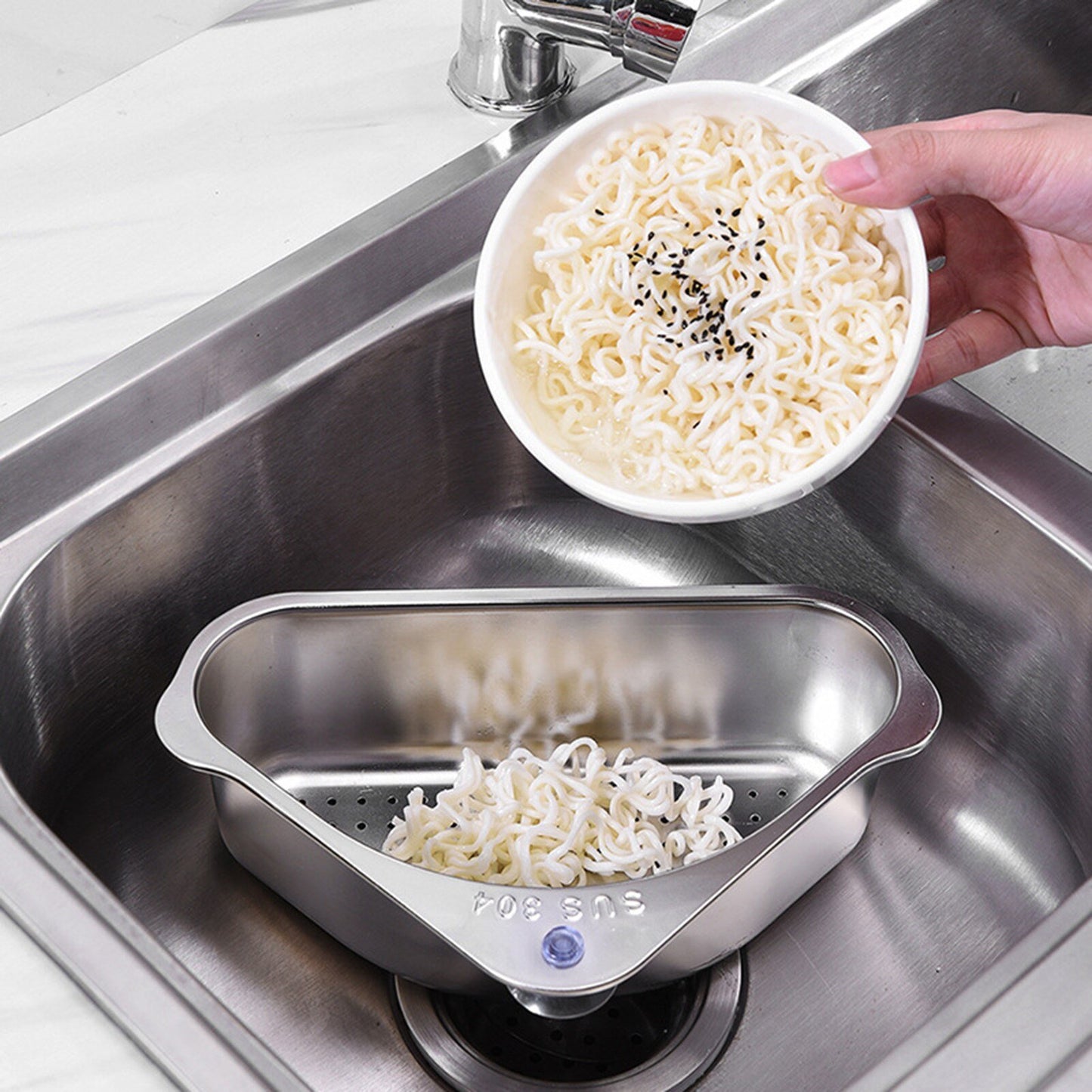 304 Stainless Steel Sink Draining Basket