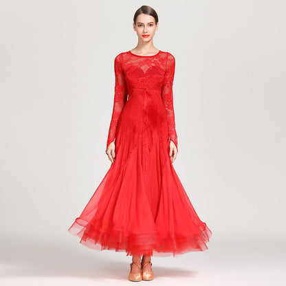 Women's Practice Dress Performance Dress Modern Dress Ballroom Dance Dress