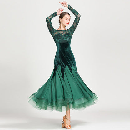 Women's Practice Dress Performance Dress Modern Dress Ballroom Dance Dress
