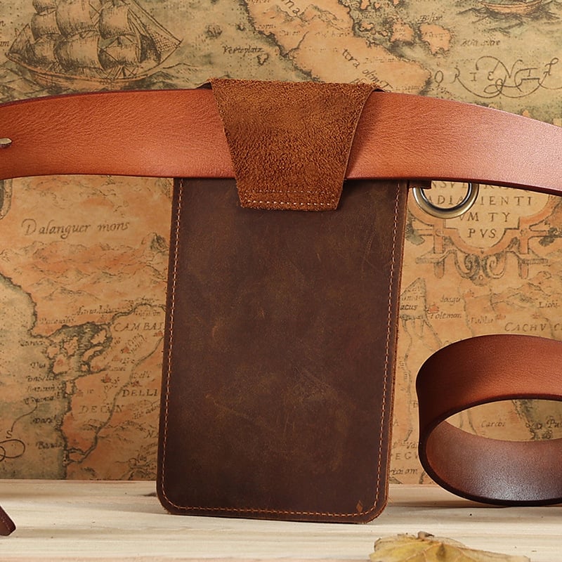 [40% OFF]Premium Leather Phone Belt Bag