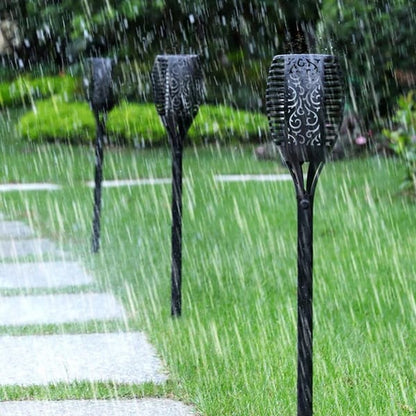 Outdoor Solar Flame Torch Lights