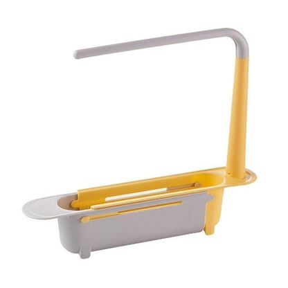 Telescopic 2-in-1 Sink Storage Rack Holder