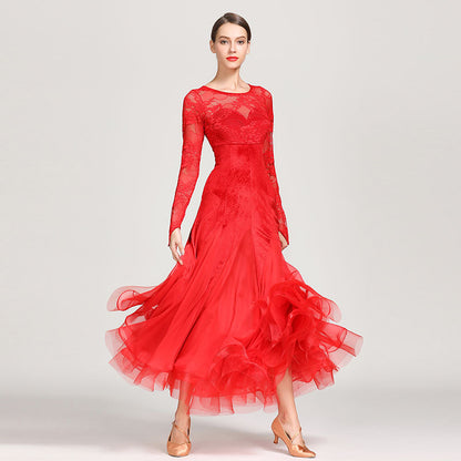 Women's Practice Dress Performance Dress Modern Dress Ballroom Dance Dress