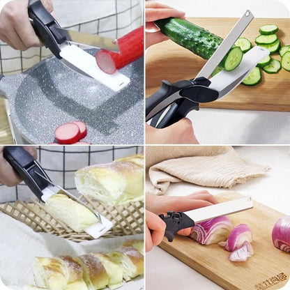 Kitchen Scissors with Cutting Board
