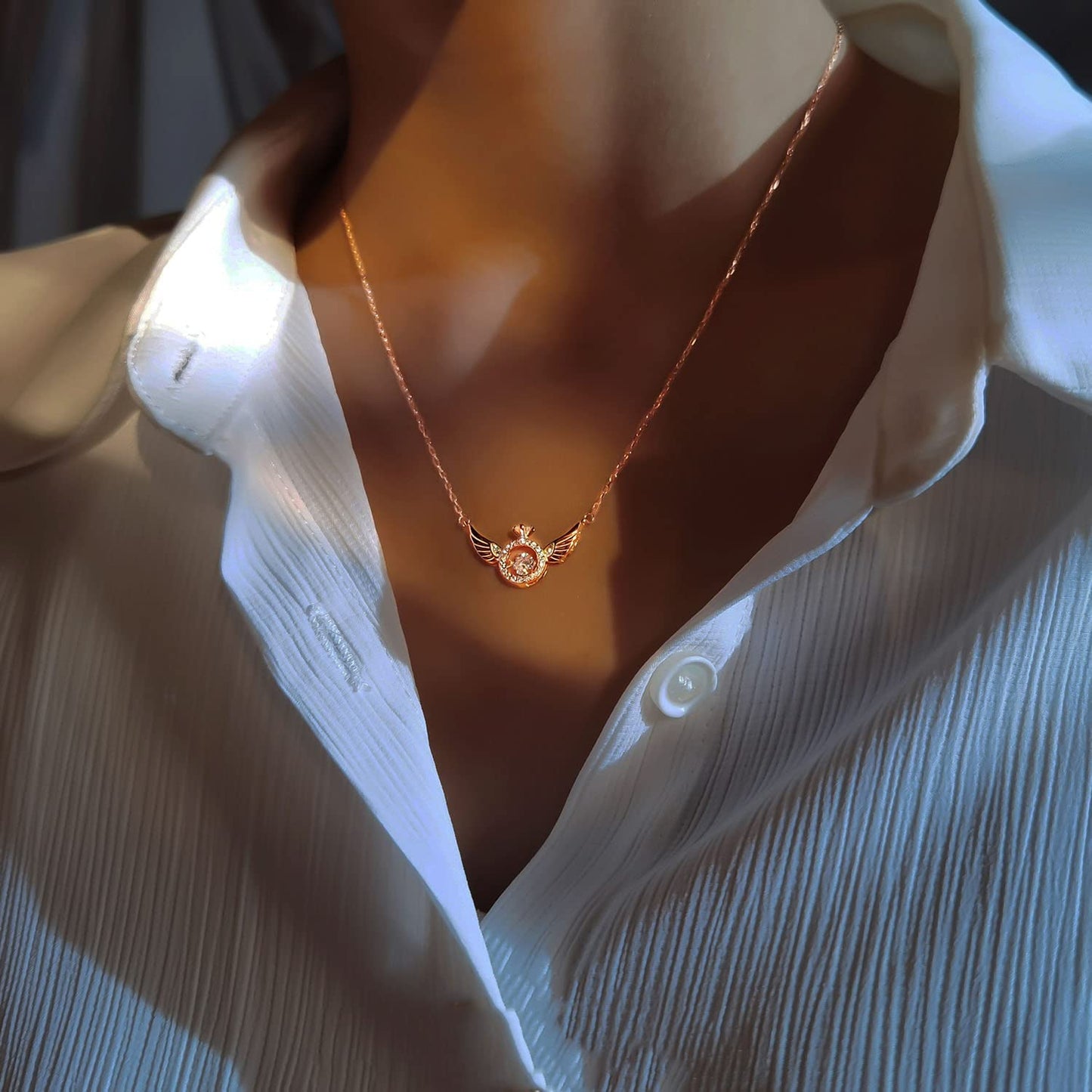 Guardian Angel Pendant + Necklace