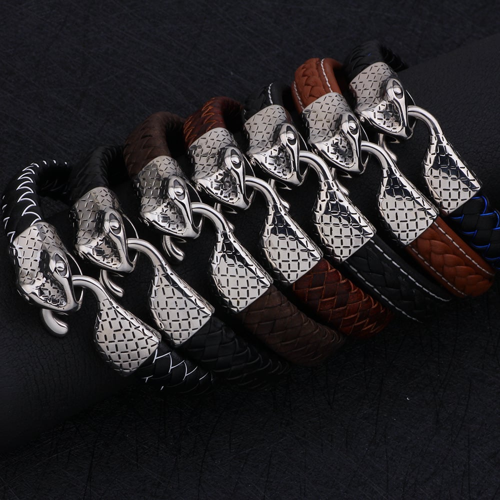 [40% OFF]Premium Leather Snake Bracelets