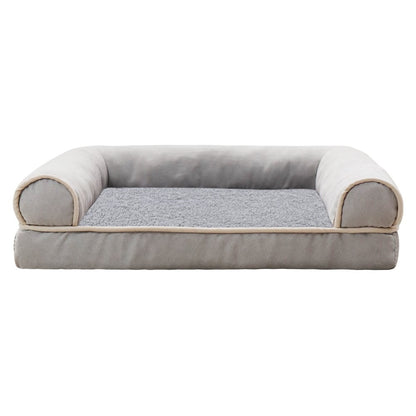Sofa Dog Bed - Faux Fur & Velvet