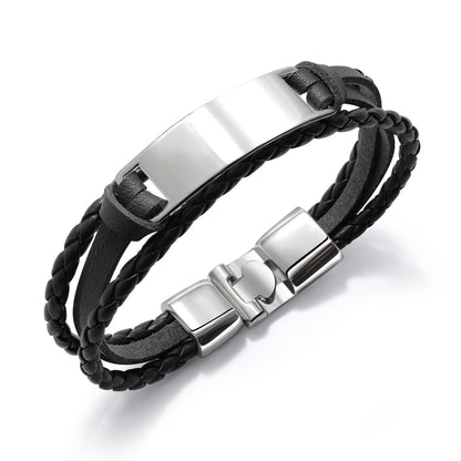 [Hand-Craft]Vintage Leather Bracelets