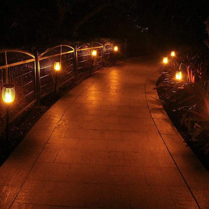 Outdoor Solar Flame Torch Lights