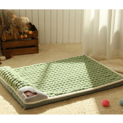 Memory Sponges Pet Bed - Removable Machine Washable