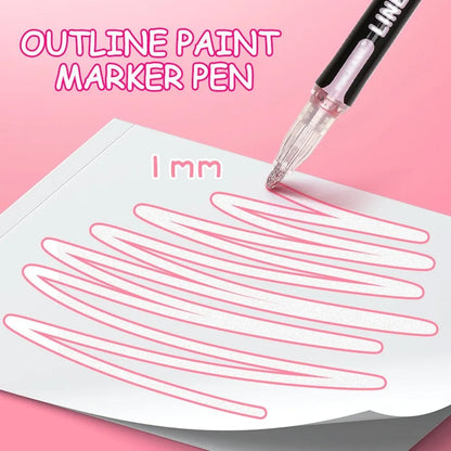 Amazing Handwriting With Outline Marker Set