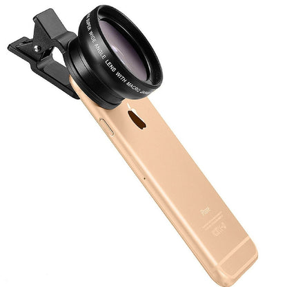 [45% OFF]Clip-on 2 in 1 Cell Phone Camera Lens
