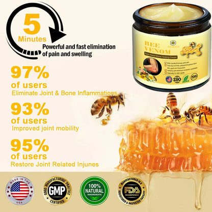 ✅ OFFICIAL STORE: NEGUSY™ Bee Venom Pain Relief Bone Healing Cream 👨‍⚕️ American Academy of Orthopaedic Surgery (AAOS) certified (Reduces joint swelling, pain, stiffness, redness, warmth, soreness and joint fatigue).